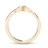 Thumbnail Image 3 of 1/15 CT. T.W. Diamond "X" Ring in 10K Gold