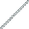 Thumbnail Image 0 of 1 CT. T.W. Diamond "S" Tennis Bracelet in Sterling Silver