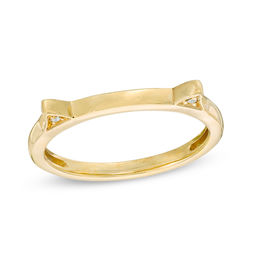 Diamond Accent Cat Ears Ring in 10K Gold