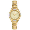 Thumbnail Image 0 of Ladies' Citizen Eco-Drive® Diamond Accent Gold-Tone Watch with Champagne Dial (Model: EM0452-58P)