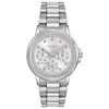 Thumbnail Image 1 of Ladies' Citizen Eco-Drive® Silhouette Crystal Accent Watch with Silver-Tone Dial (Model: FD2040-57A)