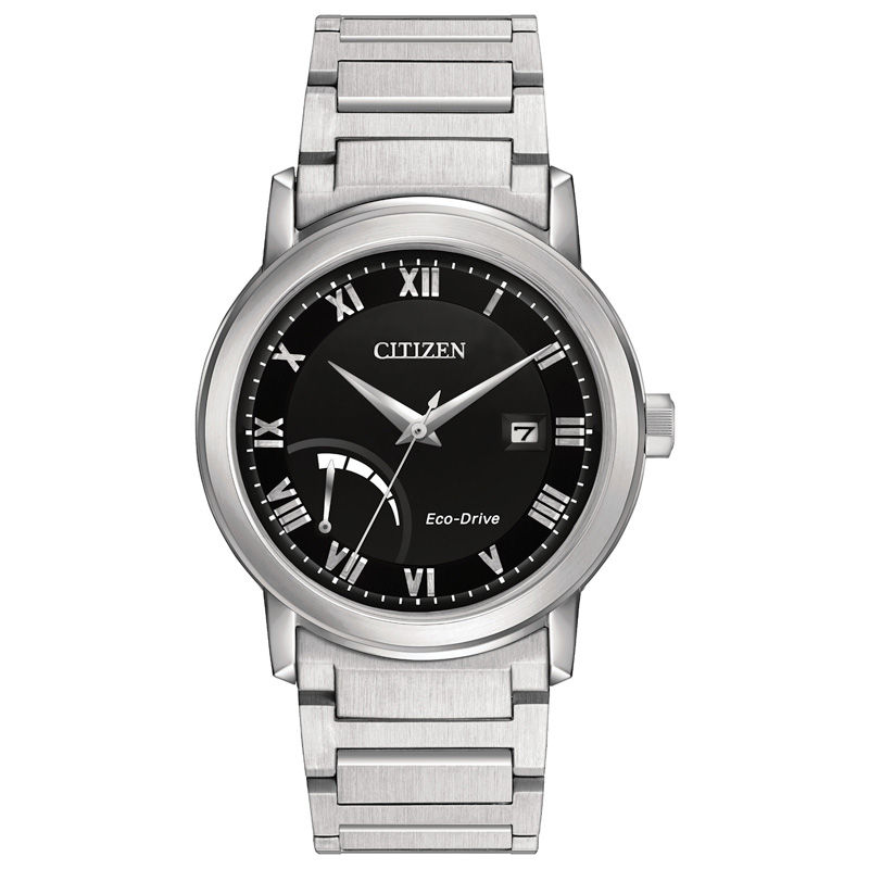 Main Image 1 of Men's Citizen Eco-Drive® Watch with Black Dial (Model: AW7020-51E)