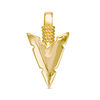 Thumbnail Image 1 of Men's Arrowhead Necklace Charm in 10K Gold