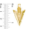 Thumbnail Image 1 of Men's Arrowhead Necklace Charm in 10K Gold