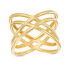 Thumbnail Image 0 of Stacked Double Orbit Ring in 10K Gold - Size 7