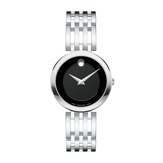 Ladies' Movado EsperanzaÂ® Watch with Black Dial (Model: 0607051)