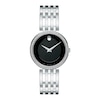 Thumbnail Image 1 of Ladies' Movado Esperanza 1/4 CT. T.W. Diamond Bezel Watch with Black Dial (Model: 0607052)