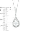 Thumbnail Image 1 of Unstoppable Love™ 1 CT. T.W. Diamond Teardrop Pendant in 14K White Gold