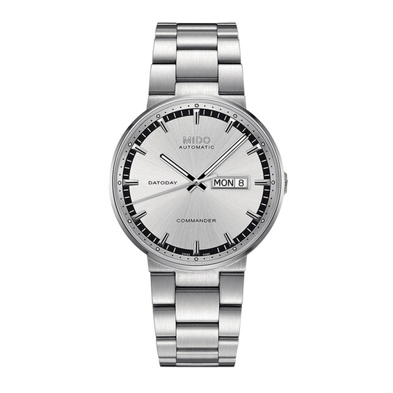 Men's MidoÂ® Commander II Automatic Watch with Silver-Tone Dial (Model: M014.430.11.031.00)