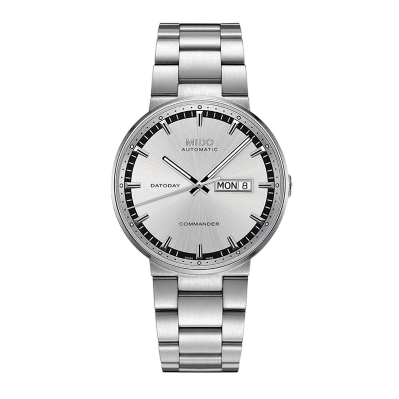 Men's MIDO® Commander II Automatic Watch with Silver-Tone Dial (Model: M014.430.11.031.00)