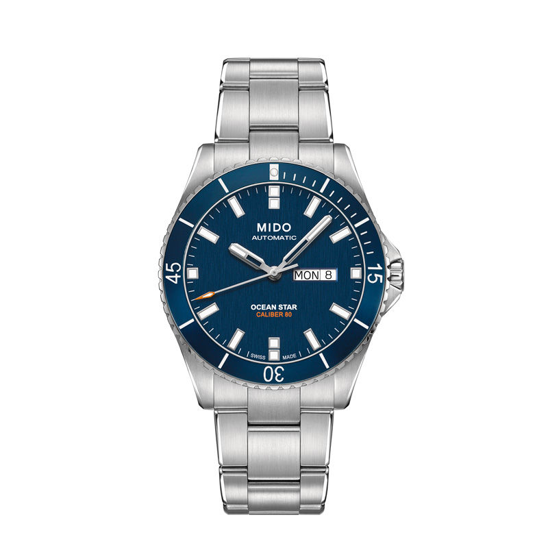 Men's MIDO® Ocean Star Captain V Automatic Watch with Blue Dial (Model: M026.430.11.041.00)