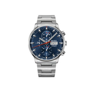 Men's MIDO® Commander II Automatic Chronograph Watch with Blue