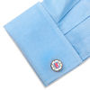 Thumbnail Image 3 of NBA Los Angeles Clippers Logo Enamel Cuff Links in White Rhodium Brass
