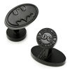 Thumbnail Image 2 of Men's DC Comics Batman Logo Satin Cuff Links in Black Rhodium Brass