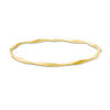 Thumbnail Image 1 of 3.0mm Twisted Slip-On Bangle in 10K Gold - 7.5"