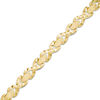 Thumbnail Image 1 of Diamond-Cut "X" Bracelet in 10K Gold