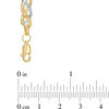Thumbnail Image 2 of Diamond-Cut Loose Braid Bracelet in 10K Two-Tone Gold