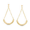 Thumbnail Image 1 of Diamond-Cut Pendulum Drop Earrings in 10K Gold