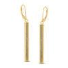 Thumbnail Image 1 of Glitter Enamel Bar Drop Earrings in 10K Gold