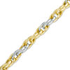Thumbnail Image 1 of 8.4mm Interlocking Link Bracelet in 10K Gold - 7.25"