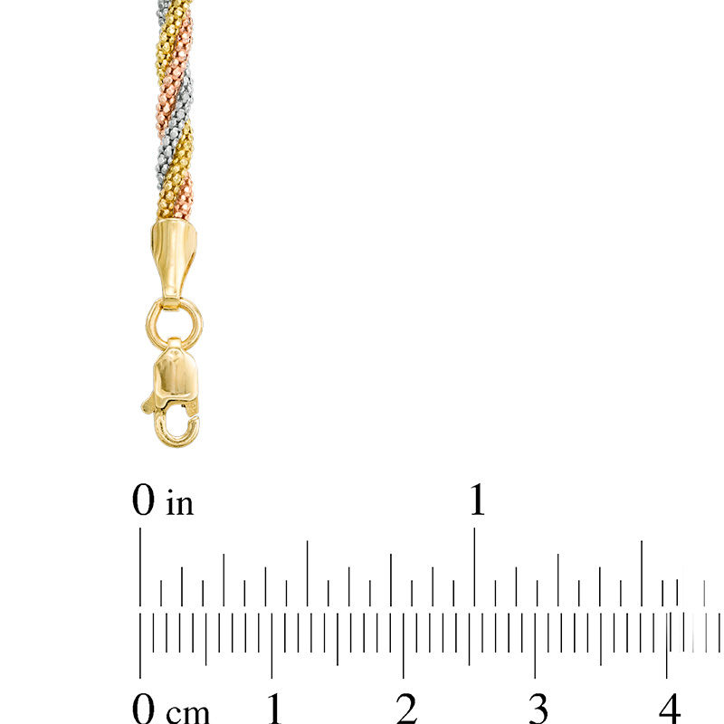 2.75mm Popcorn Chain Bracelet in 10K Gold - 7.25"