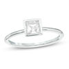 Thumbnail Image 0 of 1/2 CT. Certified Princess-Cut Diamond Solitaire Engagement Ring in 14K White Gold