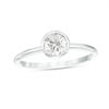 Thumbnail Image 1 of 1/2 CT. Certified Diamond Solitaire Engagement Ring in 14K White Gold