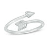Thumbnail Image 0 of Arrow Wrap Ring in Sterling Silver - Size 7