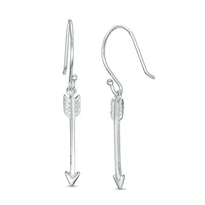 Sterling Silver Arrow Earrings 