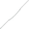 Thumbnail Image 1 of Curved Bar Bracelet in Sterling Silver
