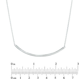 う*め様 CURVE BAR NECKLACE　（アンティーク） Amazon.com: Sterling Silver Curve Bar Necklace, 18