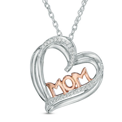 zales mom heart necklace