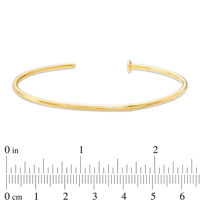 Nail Cuff in 10K Gold