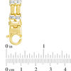 Thumbnail Image 2 of 8.4mm Double Row Link Bracelet in 10K Two-Tone Gold - 8.5"