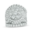 Thumbnail Image 0 of 7 CT. T.W. Composite Diamond Frame Three Piece Bridal Set in 14K White Gold