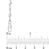 Thumbnail Image 2 of 5.0mm Cushion-Cut Swiss Blue Topaz and Lab-Created Opal with Diamond Accent Bracelet in Sterling Silver - 7.25"