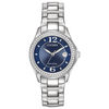 Thumbnail Image 1 of Ladies' Citizen Eco-Drive® Silhouette Crystal Accent Watch with Blue Dial (Model: FE1140-86L)