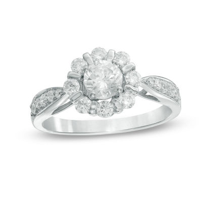 zales diamond cluster rings