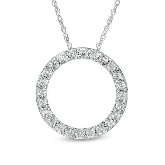 Round Diamond Necklace, White Gold - Graff