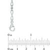 Thumbnail Image 2 of Oval Madeira Citrine Infinity Link Bracelet in Sterling Silver - 7.25"