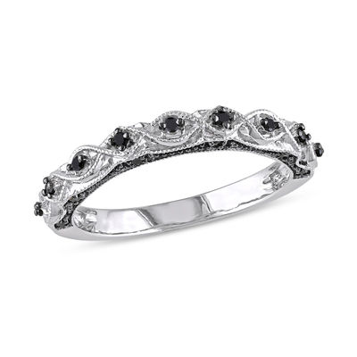 vintage black diamond ring