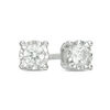 Thumbnail Image 1 of 1/5 CT. T.W. Diamond Solitaire Stud Earrings in Sterling Silver