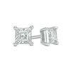 1/5 CT. T.w. Princess-Cut Diamond Solitaire Stud Earrings in Sterling Silver