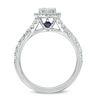 Thumbnail Image 3 of Vera Wang Love Collection 3/4 CT. T.W. Composite Diamond Pear-Shaped Frame Engagement Ring in 14K White Gold