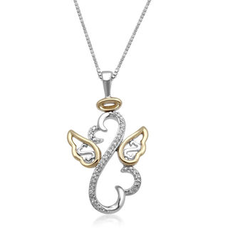 Open Hearts by Jane Seymour™ 1/20 CT. T.W. Diamond Angel Open Hearts by Jane Seymour™ 1/20 CT. T.W. Diamond Angel