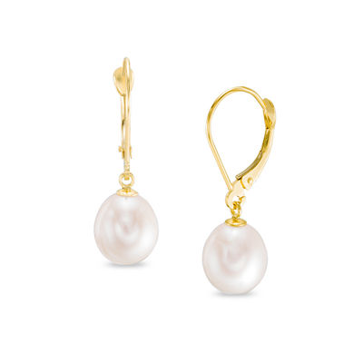 18kt Gold Baroque Pearl Earring Drops — Annoushka US