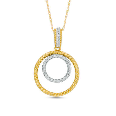Details about   New 10K 18mm Solid Yellow Gold Infinity Round Braided Knot Circle Pendant Zq 