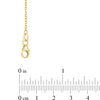 Thumbnail Image 2 of Made in Italy Diamond-Cut Miniature Disc Double Strand Necklace in 10K Gold - 19"