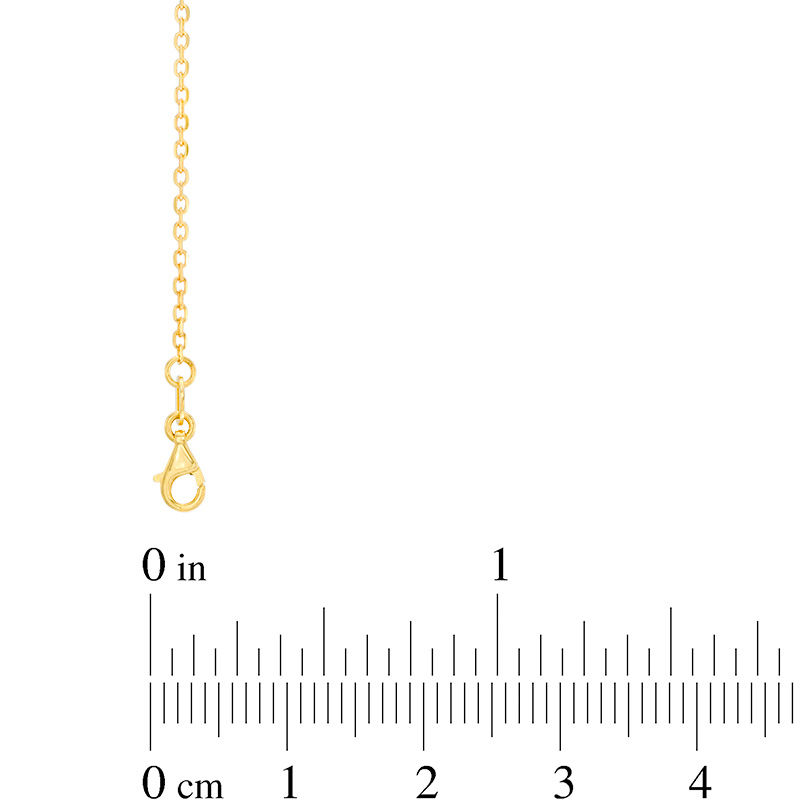 Main Image 2 of Made in Italy Diamond-Cut Triple Marquise Bracelet in 10K Gold - 8.0"