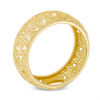 Thumbnail Image 2 of Made in Italy Diamond-Cut Filigree Dome Band in 10K Gold